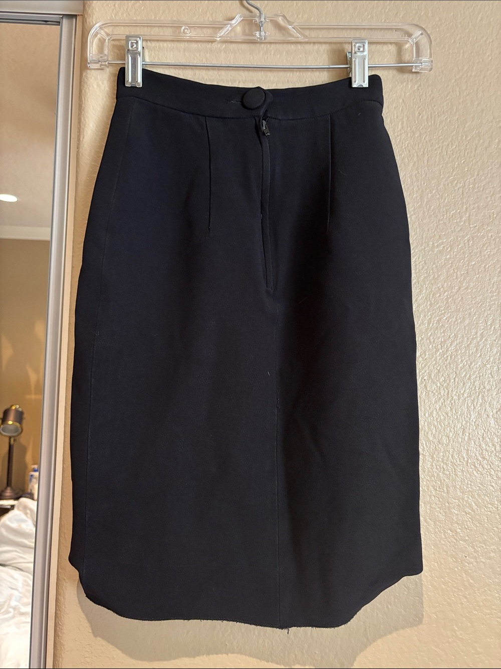 Vintage Moschino Black Pencil Skirt